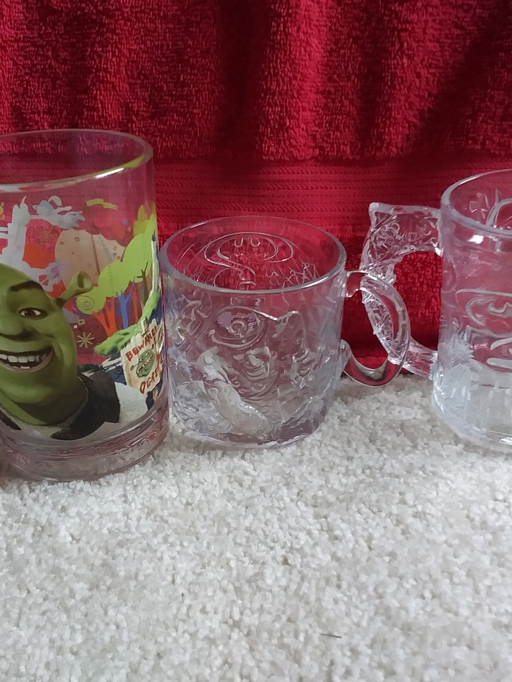 McDonald's Batman, Riddler And 1 Other Glass
